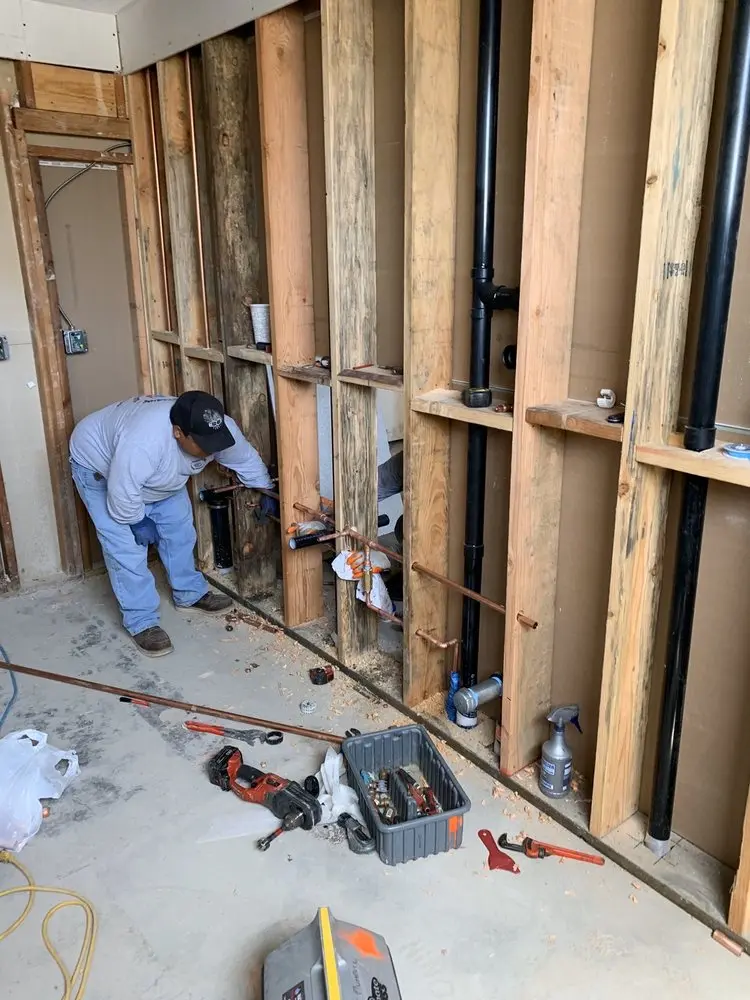 Commercial rough-in plumbing for Water Heater Replacement in Verdera Village